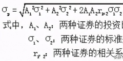 投資組合的標(biāo)準(zhǔn)差如何計算(投資組合的風(fēng)險與報酬的理解)