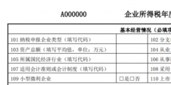 所得稅年度納稅申報(bào)表怎么填(填寫年度所得稅匯算清繳表說明)